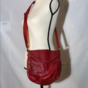 The Sak red crossbody purse shoulder bag